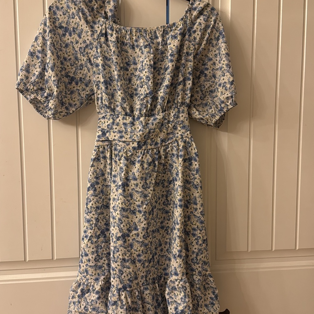 Floral Puff Sleeve Dress